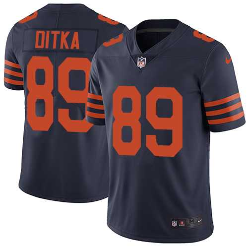 Nike Chicago Bears #89 Mike Ditka Navy Blue Alternate NFL Vapor Untouchable Limited Jersey,We sell and wholesale Nike Chicago Bears #89 Mike Ditka Navy Blue Alternate NFL Vapor Untouchable Limited Jersey on line form chian!